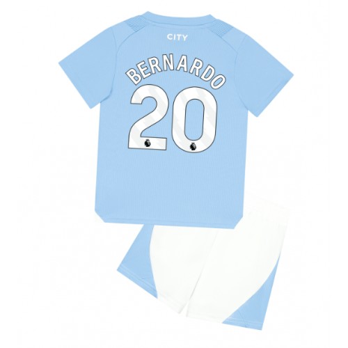 Manchester City Bernardo Silva #20 Domaci Dres za djecu 2023-24 Kratak Rukav (+ Kratke hlače)
